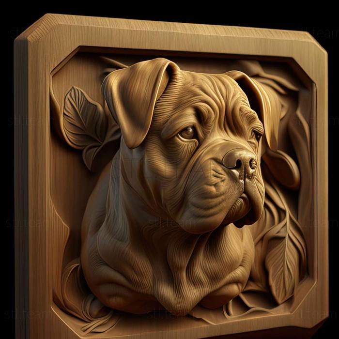 3D модель Алопецис собака (STL)